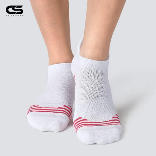 Vista 4 de CelerSport - Calcetines deportivos de corte bajo para mujer 6