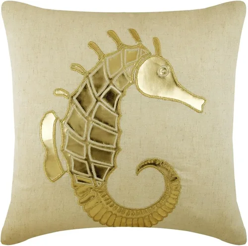 Vista 37 de HomeCentric Funda de almohada geométrica beige, 12 x 12 pulgadas, cuadrado de lino y algodón, círculos contemporáneos de Pascua, círculo de la vida
