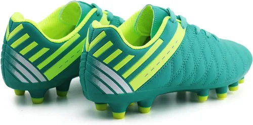 Vista 7 de brooman Zapatos deportivos de fútbol para niños y niñas, zapatos de fútbol para exteriores