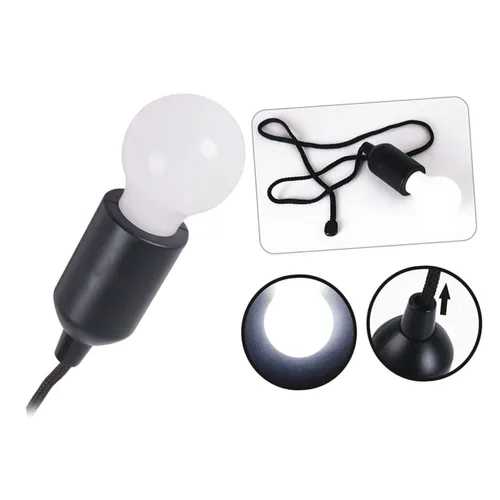 Vista 3 de VANZACK 4 unids bombillas LED tira cable luz LED tira de luz colgante bombilla LED tira de alambre cordón bombilla negro LED colgante luces