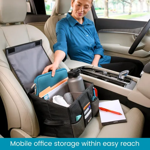 Vista 2 de High Road Carganizer Organizador de Oficina para Asiento Delantero del Automóvil y Organizador de Oficina Móvil para Camión de Trabajo