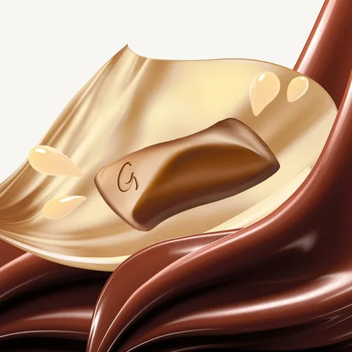 Vista 4 de Bloque de chocolate con leche suave Galaxy 3.53 oz (paquete de 6)