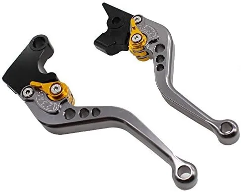 Vista 22 de Palancas Fxcnc de freno y embrague para carreras, Palanca negra con ajuste negro.