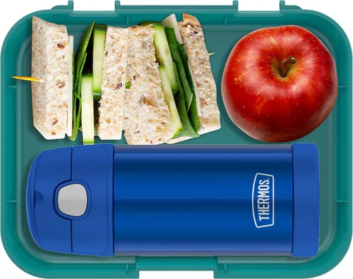 Vista 7 de THERMOS Kit de almuerzo para almacenamiento de alimentos Freestyle para niños, color azul