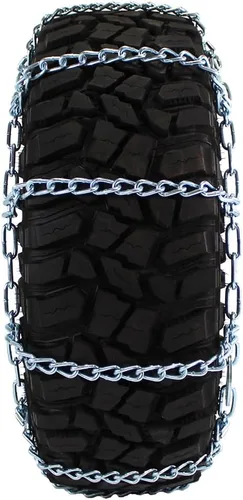 Vista 2 de Quality Chain Cadenas de neumáticos estilo leva de enlace de carbono de base ancha para camiones ligeros (3210QC)