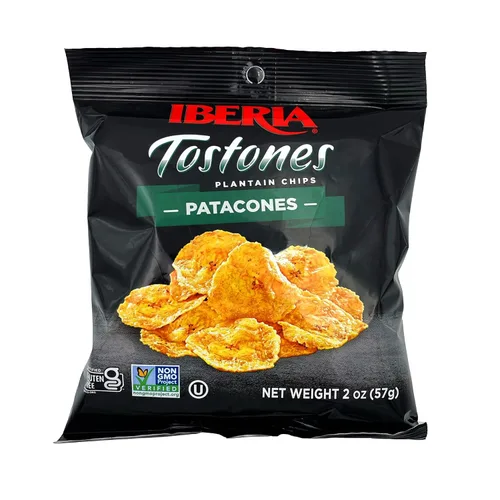 Vista 3 de Iberia Tostones - Chips de plátano, 2 onzas (paquete de 24)