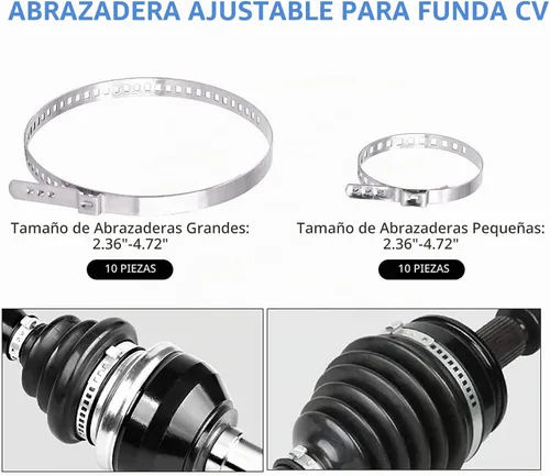 Vista 4 de Juego de 22 alicates de abrazadera de arranque CV, herramienta de bandas de abrazadera de oreja para junta CV, herramienta de extracción de eje CV