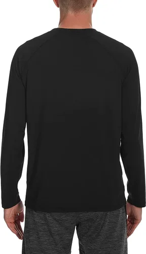 Vista 3 de Men's UPF 50+ Quick-Dry Swim Shirt Rash Guard with Sun Protection
