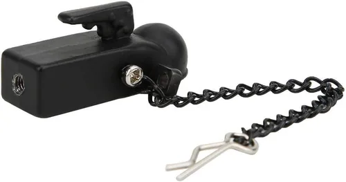 Vista 7 de Dilwe Accesorios de componentes de conexión de hebilla de remolque de metal negro compatibles con 90046/90047/TRX4 1/10 RC Crawler Car, gancho