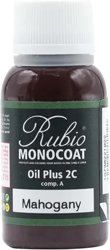 Vista 67 de Rubio Monocoat Muestra de Tinte y Acabado para Madera - Niebla 5% Aceite Plus Parte A Aceite de linaza para madera de secado rápido y ecológico