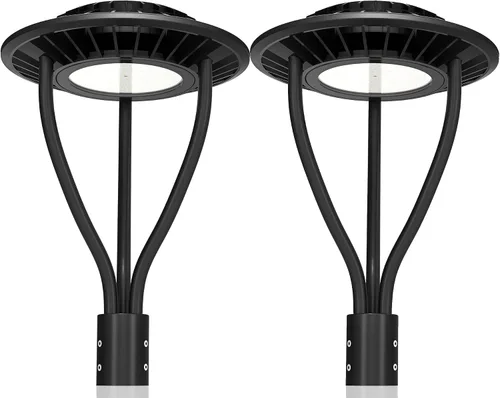Vista 13 de Luz LED para poste superior con certificación ETL de 60 W, 48 W, 36 W, ajustable, 3 CCT, luces de poste para exteriores ajustables con fotocélula