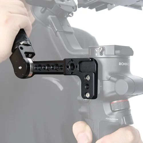 Vista 2 de NICEYRIG Kit de empuñadura de cuero para DJI Ronin S/SC / RSC2, mango de ajuste de 200 grados con soporte de extensión de montaje roseta - 332