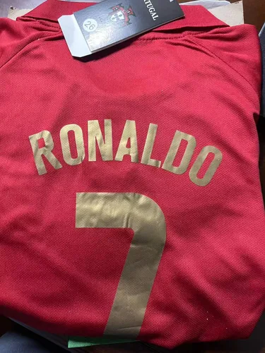 Vista 6 de Uow Portugal No.7 - Kit de camiseta de fútbol americano para niños y jóvenes, regalo para fanáticos