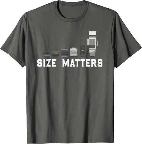 Vista 20 de Photography Camera Lens Size Matter Photographer Shutterbug Camiseta Negro
