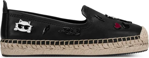 Vista 8 de Karl Lagerfeld Womens Michaela Slip on Espadrille Sandal with Pins