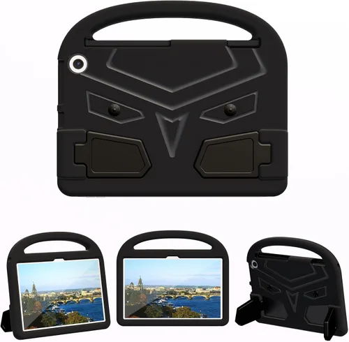 Vista 36 de Funda para tablet Kindle Fire 7 para niños (12.ª generación, versión 2022) con mango de pie de apoyo de forraje resistente, espuma EVA suave, a