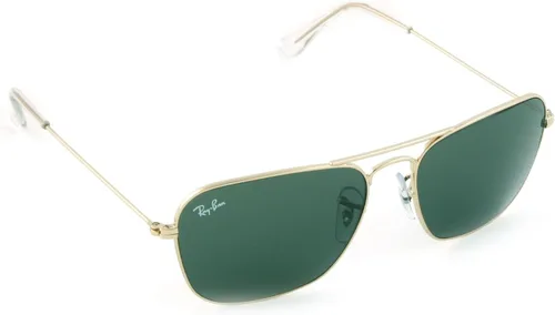 Vista 2 de Nuevos y Originales Ray-Ban RB3136001Oro marco gris lente verde anteojos de sol 55
