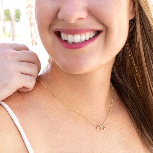 Vista 3 de To My Mommy I Love You New Mommy Necklace Baby Bump Gift of New Mom Gift from Husband Mami I Love You Silver Chain Gold Chain Gifts for her Birthday