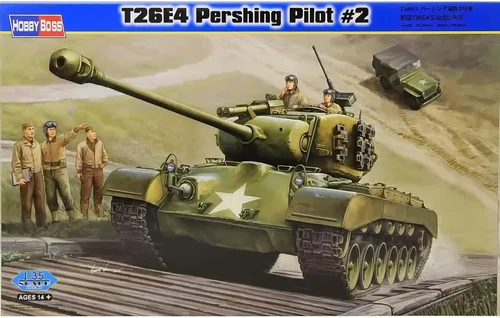 Vista 3 de Hobby Boss T26E4 Pershing Pilot #2 Kit de construcción de modelo de vehículo