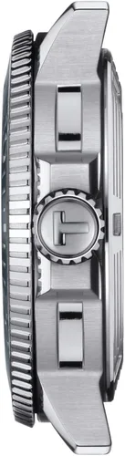 Vista 4 de Tissot Seastar 1000 Powermatic 80 316L - Correa de reloj automática suiza color gris 21 modelo T1204071108101