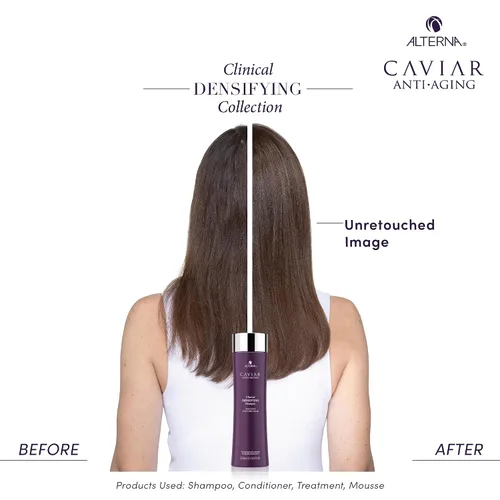 Vista 7 de CAVIAR Champú Densificador Clínico Antienvejecimiento Para cabello fino y adelgazante Espesa el cabello, protege el cuero cabelludo Sin