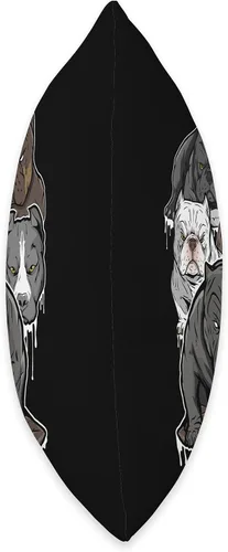 Vista 2 de Pitbull shirt, Pitbull terrier, Bully American pit Camisa, Pitbull Terrier, American Bullies - Almohada para perro, 16 x 16 pulgadas, multicolor