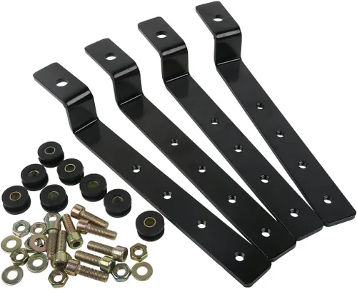 Vista 3 de XMT-MOTO Kit de soporte de montaje duro universal ajustable para bolsa de sillín para motocicleta Cruiser