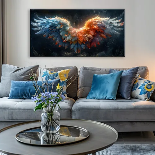 Vista 45 de LASMOND Arte de pared abstracto moderno de árbol para sala de estar, pintura en lienzo en blanco y negro, arte de pared grande de paisaje natural