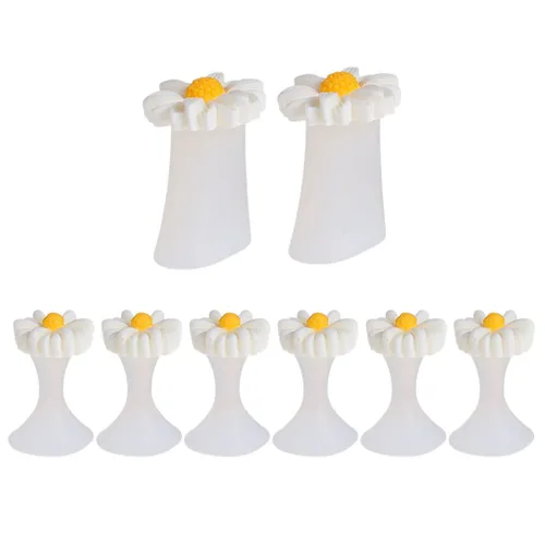 Vista 12 de 32 piezas de esmalte de uñas para dedos de los pies, separadores de dedos de silicona para arte de uñas, estirador de dedos, herramientas