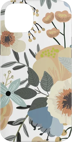 Vista 15 de iPhone 16 Boho Wildflower Garden Earth Tone Botanical Floral Pattern Case