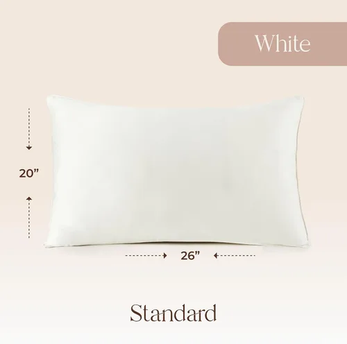 Vista 2 de Protector de almohada de algodón orgánico, 100% impermeable, tamaño estándar, certificado GOTS y comercio justo, 140 GSM, más grueso
