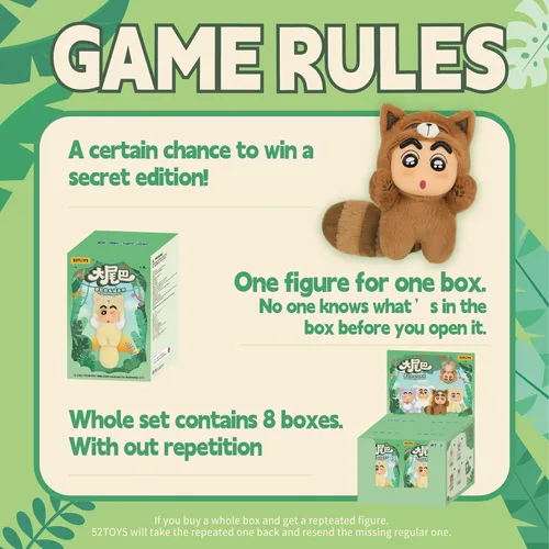 Vista 2 de 52TOYS Crayon Shin-chan Big Tails Series Caja Ciega Muñeca de Vinilo Juguete Coleccionable - Figura de Acción de 5.91 pulgadas con Tacto Suave