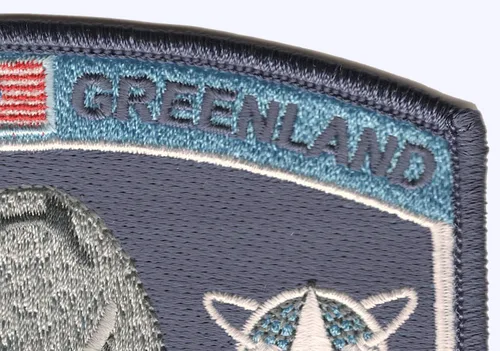 Vista 4 de Thule Air Base Greenland Blue - Parche para nariz