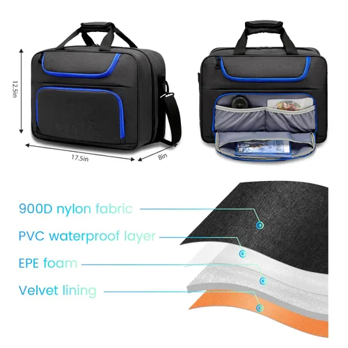 Vista 2 de AULYAH Carrying Case Traveling Travel Bag for Playstation 5 Controller Console Accessories PS5