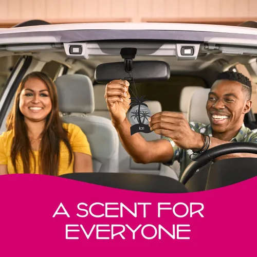 Vista 5 de California Scents Ambientador para coche Palms Ice Paper (6 x 4 unidades)