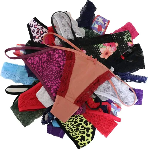 Vista 2 de Tangas para mujer, paquete de 10 piezas de tangas transpirables para mujer