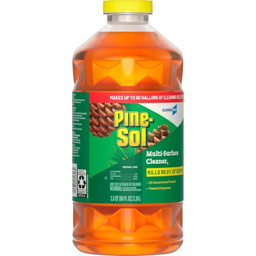 Vista 11 de CloroxPro Pine-Sol Limpiador multisuperficie, pino original, 80 onzas líquidas