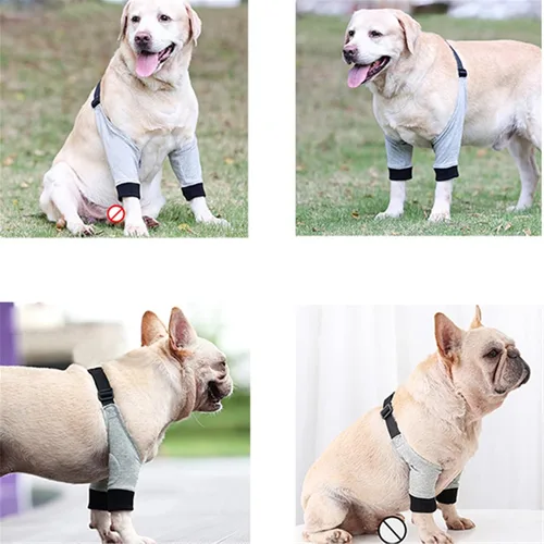 Vista 7 de Coderas para perros, coderas y soporte para el hombro, soporte para la pierna delantera del perro para la rehabilitación de lesiones, cirugía