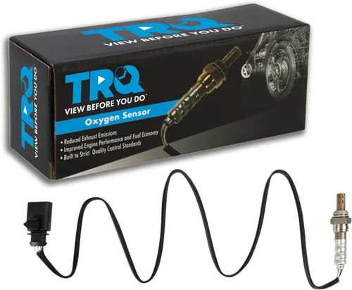 Vista 336 de TRQ Sensor de Oxígeno O2 de 4 Hilos de Banda Estrecha Compatible con VW Atlas 2.0L 2018-21, VW GTI 2.0L 2016-18, Audi A3 Quattro 2.0L 2015-18, VW
