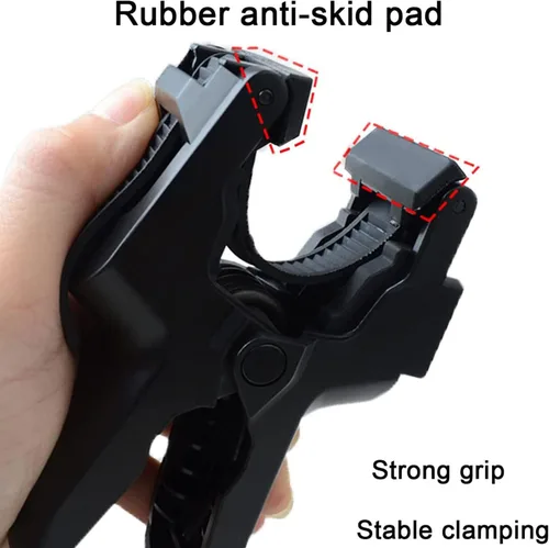 Vista 4 de FiTSTILL Soporte de Abrazadera Flexible Jaws con Cuello de Ganso Ajustable de 19 Secciones Compatible con Go Pro Hero