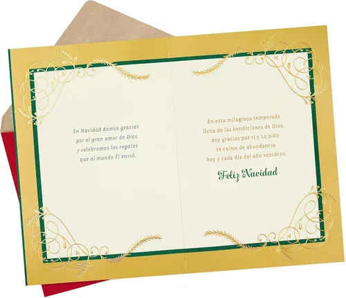 Vista 2 de Tarjeta navideña Hallmark Vida en español (Celebrando desde lejos)