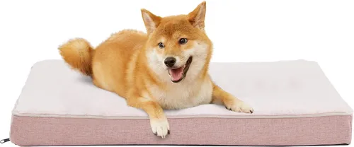 Vista 15 de WATANIYA PET Cama de Espuma Viscoelástica para Perros Medianos, Camas Refrescantes para Perros Medianos, Cama Ortopédica Lavable para Mascotas