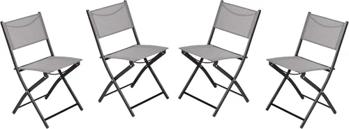 Vista 18 de Flash Furniture Brazos - Sillas plegables comerciales para interiores y exteriores, respaldos/asientos Flex Comfort, marcos de metal, diseño Negro