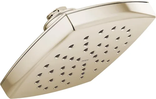Vista 11 de Moen S6365BG Voss, cabezal de regadera de lluvia de función única de 6" con tecnología de inmersión, oro cepillado