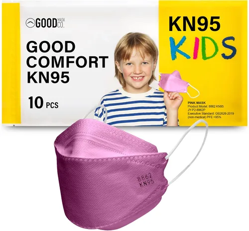 Vista 11 de Good Mask Co. Good Comfort KN95 Face Mask, Disposable KN95 Face Mask, Folding, Comfortable Face Masks, Bulk Face Masks