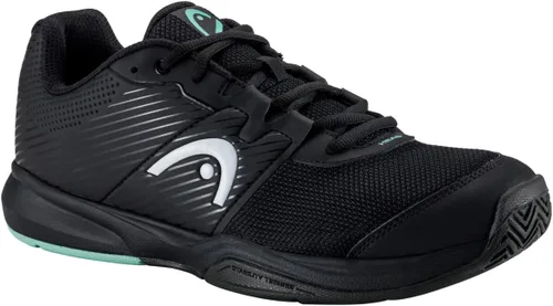 Vista 5 de HEAD Mens Revolt Court Tennis Shoes Black and Teal