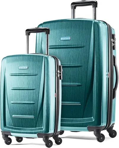 Vista 34 de Samsonite Winfield 2 Equipaje rígido con ruedas giratorias, Carbón vegetal, Grande de 28 pulgadas, a cuadros