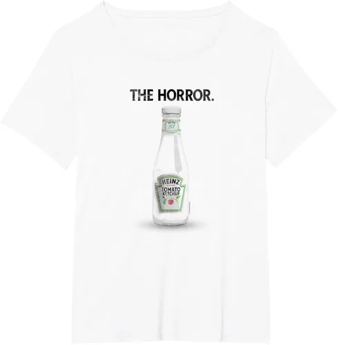 Vista 8 de Heinz Tomato Ketchup The Horror Empty Bottle - Camiseta desgastada, Blanco