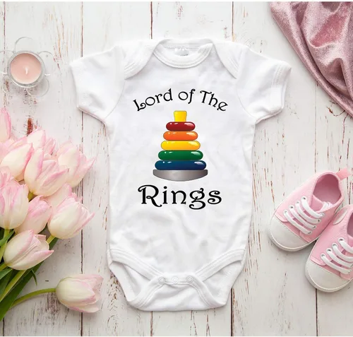 Vista 2 de TripleBDesigns Lord of the Rings - Mameluco de una pieza para recién nacido