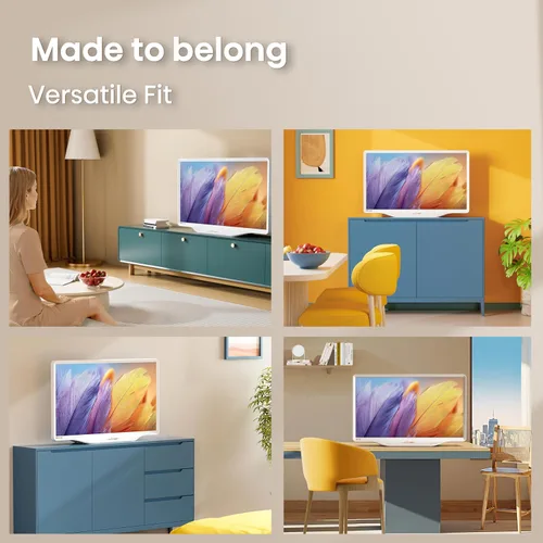 Vista 5 de Hisense Serie S5 DécoTV QLED FHD Smart Fire TV de 32 pulgadas (32S5QF, modelo 2025) - Ajuste versátil, color Hi-QLED, diseño inspirado en el arte